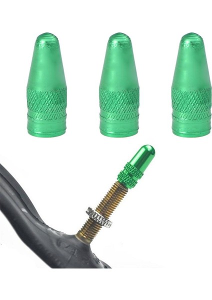 Yeşil 6 Adet Tarzı Mtb Yol Bisikleti Dağ Bisikleti Lastik Hava Valfı Kapakları - 6 Adet (Yurt Dışından) indirimleri