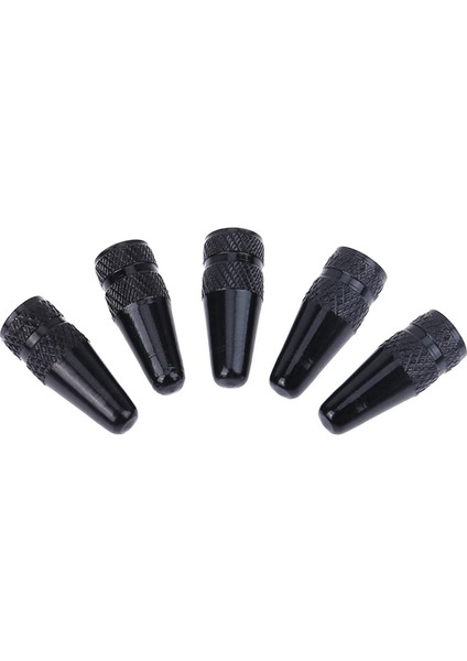 Siyah Stil 5 Adet Alüminyum Alaşım Bisiklet Presta Valf Kapakları Bisiklet Aksesuarı Yüksek Basınçlı Tırnaklı Lastik Valf Toz Kapağı Bisiklet Aksesuarları Için (Yurt Dışından)