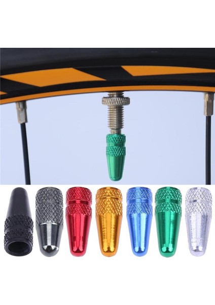 Siyah Stil 5 Adet Gökküşağı Renkli Bisiklet Lastik Valf Kapağı Alüminyum Yüksek Basınçlı Valf Kapakları Presta Bisiklet Lastik Şapka Bisiklet Aksesuarları (Yurt Dışından) modelleri