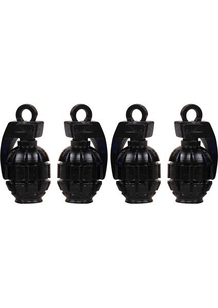 Siyah Stil Araç Lastik Gaz Kapağı Kamyon Lastik Kapağı El Bombası Alaşım Jant Lastik Valf Kapağı Toz Kapakları Mtb Bisiklet Araba Lastik Valf Kapağı (Yurt Dışından)