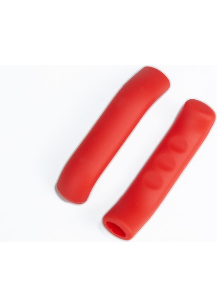 Kırmızı Stil 1 Çift Bisiklet Direksiyon Sapı Kapak Fren Kolu Kapağı Mtb Dağ Bisikleti Bisiklet Silikon Kaymaz Direksiyon Yumuşak Tutma (Yurt Dışından)