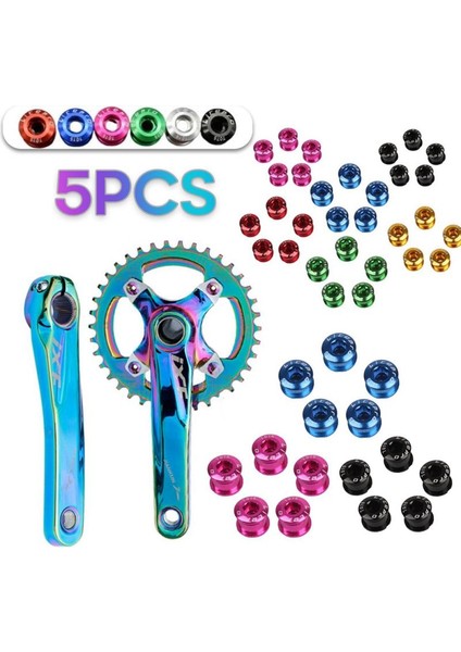 04 8.5mm Stili 5 Adet Mtb Bisiklet Zincir Vidası Pedal Takımı Parçaları Için Bisiklet Zincirli Tekerlek Civataları Alaşım Yol Bisikleti Vidalı - (Yurt Dışından) fırsatları