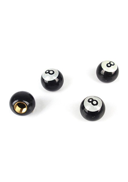 Yüksek Kaliteli Evrensel Otomobil Kamyon Bisiklet Bilardo Havuz 8 Top Lastik Lastik Hava Valf Kapağı Tekerlek Jantları (Yurt Dışından)