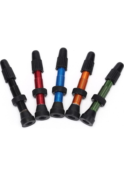 Kırmızı Stil Yol ve Dağ Bisikleti Tüpüsüz Lastikler Için Uyumlu Bisiklet Valfi Pirinç Gövde Alüminyum Gövde Mühür Aracı Alüminyum Valf Kapağı (Yurt Dışından) fırsatları