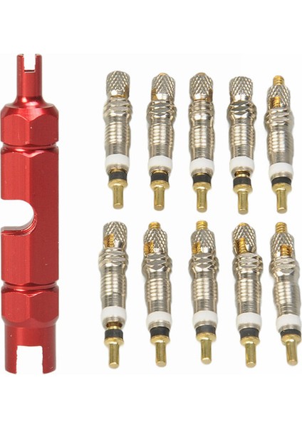 Kırmızı Stil Tüp Yol Bisikleti Için Presta Stil Lastik Vana Çekirdeği Alüminyum Alaşımlı Yedek Parça (Yurt Dışından)