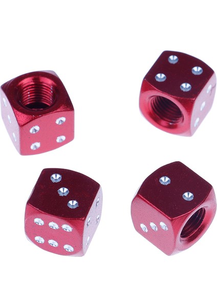 Resim Stili Olarak 4'lü Bisiklet Lastik Valf Kapakları Zar Topu Yıldız Taç Şekilli Bisiklet Lastiği Tekerlek Gövde Hava Valf Kapağı Otomatik Kamyon Hava Geçirmez Kapaklar (Yurt Dışından)