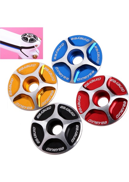 Siyah Stil Yeni Alüminyum Aloy Bisiklet Direksiyon Kapağı - Yol ve Mtb Bisiklet Direksiyon Üst Kapak Cover (Yurt Dışından) indirimleri