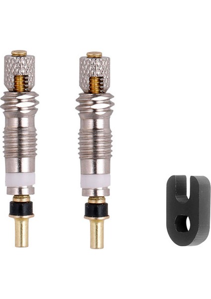 2 Adet Tarzı Mtb Yol Bisikleti Lastik Onarım Hizmet Parçaları Bisiklet Lastik Hava Valfi W Opsiyonel Aracı ile Yedek Parça - Pirinç Çekirdekli Aracı (Yurt Dışından)