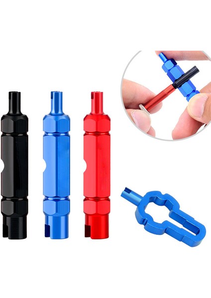 Tip B - 4'ü 1 Arada Stil Yol Mtb Bisiklet Valf Anahtarı Taşınabilir Çok Fonksiyonlu Bisiklet Schrader Presta Valf Çekirdek Sökme Montaj Araçları (Yurt Dışından) fiyatları