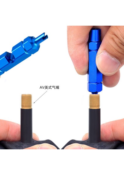 Tip B - 4'ü 1 Arada Stil Yol Mtb Bisiklet Valf Anahtarı Taşınabilir Çok Fonksiyonlu Bisiklet Schrader Presta Valf Çekirdek Sökme Montaj Araçları (Yurt Dışından) modelleri