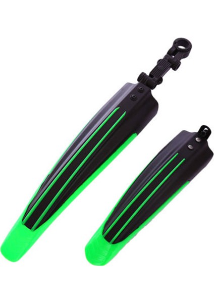 Yeşil Stil 2 Adet Dağ Mtb Bisiklet Çamurluk Ön Arka Bisiklet Aksesuarları Uçanlar Çamurluk Aracı Bisiklet Bisiklet Koruyucuları (Yurt Dışından)