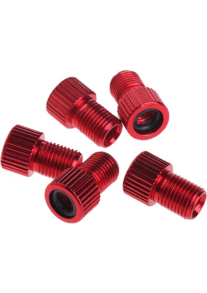 Kırmızı Stil Schrader Bisiklet Valf Adaptörü Hava Pompası Yol Bisikleti Lastik Gaz Tüp Aracı (Yurt Dışından)