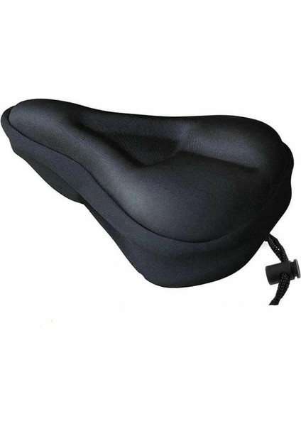 Siyah Stil 3D Yumuşak Kalın Bisiklet Koltukluğu Nefes Alabilen Bisiklet Koltuk Örtüsü Konforlu Köpük Koltuk Dağ Bisikleti Bisiklet Pedalı Yastık Kılıfı (Yurt Dışından)