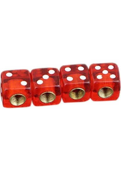 Siyah Stil 4 Adet Zar Şekilli Araba Tekerlek Lastik Hava Vana Gövde Kapağı Toz Kapağı Bisiklet Vana (Yurt Dışından) fırsatları