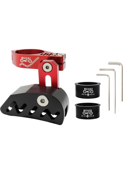 Kırmızı Stil Muqzı Bisiklet Zincir Kılavuzu Tek Krank Takma Tipi Ayarlanabilir Mtb Sabit Dağ Gravel 1x Için Amaca Uygun (Yurt Dışından)