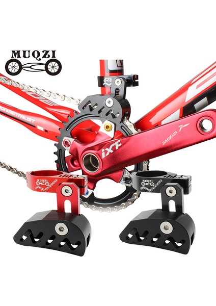 Kırmızı Stil Muqzı Bisiklet Zincir Kılavuzu Tek Krank Takma Tipi Ayarlanabilir Mtb Sabit Dağ Gravel 1x Için Amaca Uygun (Yurt Dışından) modelleri