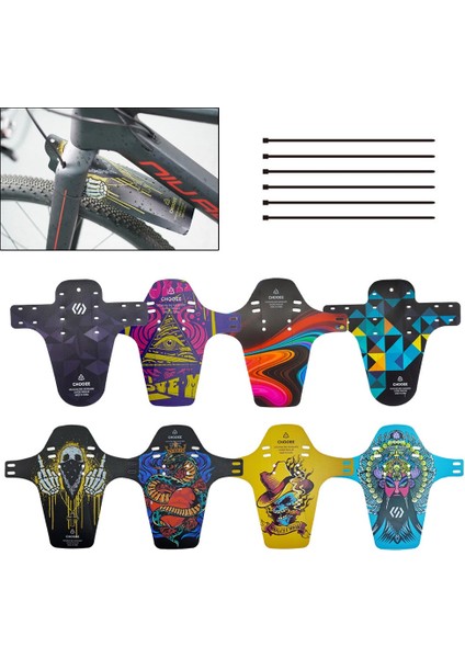 Bir Stil Kablo Bağlarıyla Ultra Ince Bisiklet Çamurluk Mtb Çamurluk Bisiklet Ön Çamurluk Bisiklet Ön Çamurluk Kalınlığı Bisiklet Aksesuarları (Yurt Dışından)