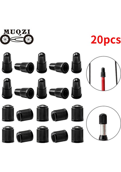 Presta Cap 20 Adet Tarzı Muqzı Bisiklet Lastik Vana Kapağı Presta Schrader Lastik Vana Kapakları Mtb Yol Bisikleti Aksesuarları Avfv Vana Toz Kapağı Caps (Yurt Dışından)
