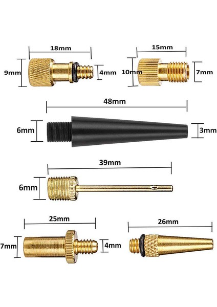 Sarı Stil Vana Adaptör Seti Bisiklet Arabası Vana Adaptörü Kit Seti Hava Kompresörü Bisiklet Pompası Bisiklet Aksesuarları Altın EDF88 (Yurt Dışından) fırsatları