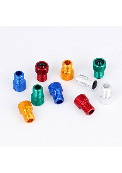 Yeşil 4 Adet Tarzı Bisiklet Anodize Alaşımlı Bisiklet Valf Adaptörü Presta'dan Schrader'a Dönüşüm Fv Av Nozül Dönüştürücü Pedal Çevirici (Yurt Dışından)