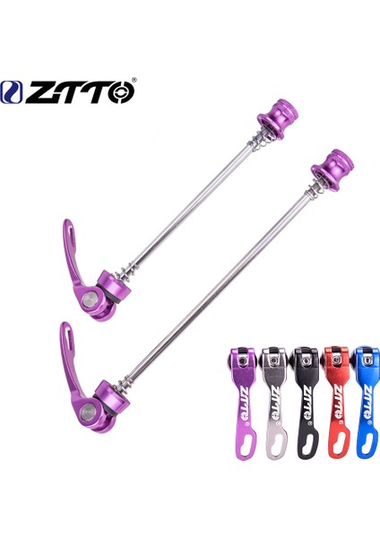 08 Titanyum Tarzı Ztto 1 Çift Mtb Dağ Bisikleti Bisiklet Skewers Ultra Hafif Hızlı Çıkarma Skewers Qr Dağ Yol Bisikleti Göbeği Için (Yurt Dışından)