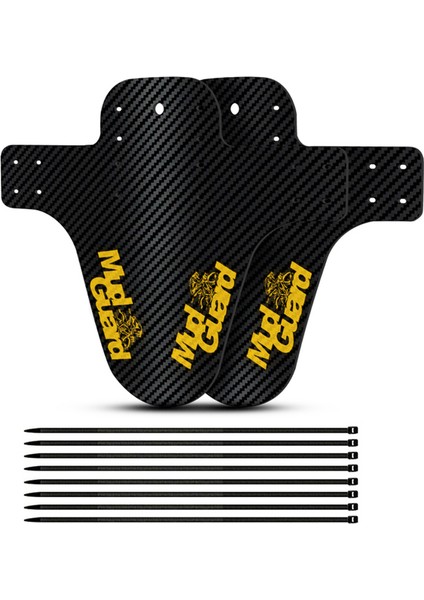 2 Adet Kırmızı Stil 2 Adet Dağ Bisikleti Çamurluk 3D Karbon Fiber Twill Mtb Çamurluk Ön Arka Lastik Tekerlekleri Disk Frenli Bisikletler Için Evrensel Uygun (Yurt Dışından) modelleri