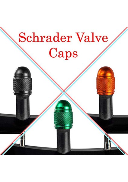 Altın Tarzı 2 Adet Bisiklet Tekerlek Lastik Kapağı Koruyucu Lastik Toz Geçirmez Bisiklet Bisiklet Presta Valf Lastik Kapağı Toz Kapağı Schrader (Yurt Dışından) modelleri