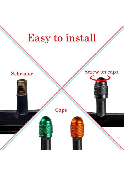 Altın Tarzı 2 Adet Bisiklet Tekerlek Lastik Kapağı Koruyucu Lastik Toz Geçirmez Bisiklet Bisiklet Presta Valf Lastik Kapağı Toz Kapağı Schrader (Yurt Dışından) fırsatları