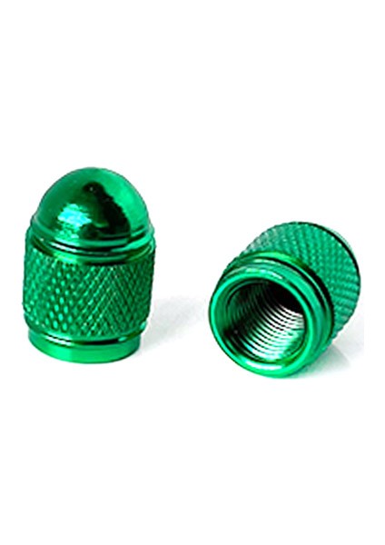 2 Adet Yeşil Stil Alüminyum Bisiklet Lastik Valf Toz Geçirmez Bisiklet Valf Başlığı Kapağı Renkler Mtb Yol Dağ Iç Lastik Valf Kapağı Yedek Aksesuar (Yurt Dışından)