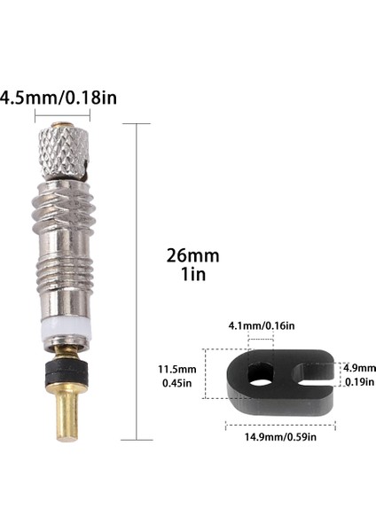 Type2-5pcs Tarzı Bisiklet Lastik Valf Çekirdeği ve Valf Çekirdeği Onarım Kiti - Bisiklet Lastik Valfi Değiştirme Için (Yurt Dışından) fiyatları