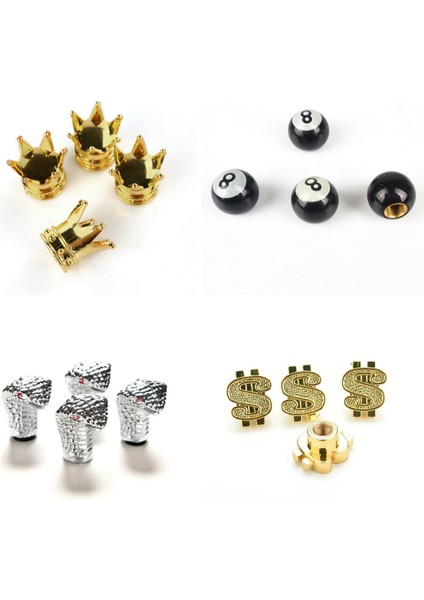 1 Adet Tarzı 4 Parça Bisiklet Lastik Vana Kapakları Evrensel Toz Geçirmez Altın Taç Lastik Tekerlek Gövde Hava Valf Kapakları Lastik Valf Araç Kamyon Bisiklet (Yurt Dışından) modelleri