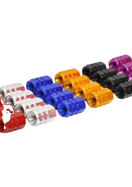 Tip B - Kırmızı Stil 4 Adet Alüminyum Alaşım Araçlar Lastik Valf Kapağı - Motoryaklar Kamyonlar Bisikletler Schrader Valf Kapağı Bisiklet Aksesuarları (Yurt Dışından) fırsatları