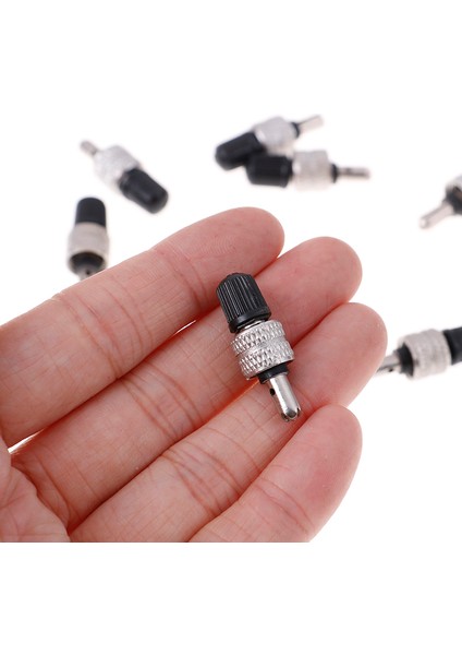 Bisiklet Lastik Valf Çekirdeği Kapaklı Nikel Kaplı Pirinç Mtb Bisiklet Araçları Aksesuarları Nikel Kaplı Pirinç (Yurt Dışından)