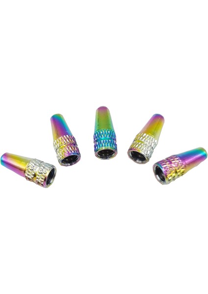 Huoxunshopc 2 Adet Valf Kapağı Stili Mtb Bisiklet Presta Valf Kapağı Alüminyum Gökkuşağı Yol Bisikleti Presta Valf Kapağı Tekerlek Jant Lastik Gövde Sapı Toz Kapağı Bisiklet Fransız Valf Kapağı (Yurt Dışından)