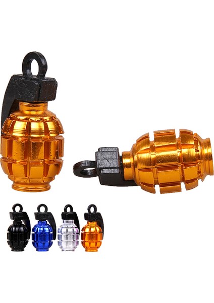 Sarı Stil 4 Adet Araba Lastik Tekerlek Vana Kapağı Alüminyum Alaşım Lastik Hava Gövdesi Toz Kapağı Araba Moto Bisiklet Stil Stems Otomatik Etiket (Yurt Dışından) fırsatları