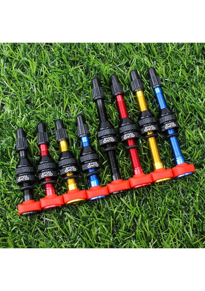 Kırmızı 40MM Stili Muqzı Bisiklet Alaşım Tüpsüz Lastik Fv Presta Valf Mtb Yol Bisikleti Tüpsüz Jant C Meme Pirinç Çekirdek Valfı (Yurt Dışından)