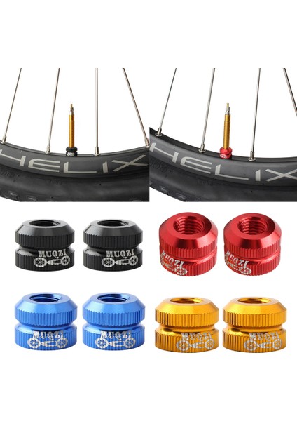 Kırmızı Stil Bisiklet Vakum Lastik Yasası Ağız Somunu Bisiklet Valf Kapak Yedek Parça Araçları Bisiklet Vakum Nozul Yöntemi Yedek Parçaları (Yurt Dışından) fiyatları