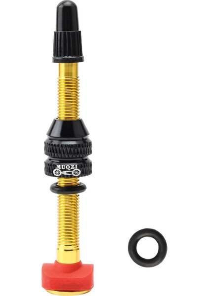 Sarı 60MM Stili Muqzı Bisiklet Alaşım Tüpsüz Lastik Fv Presta Valf Mtb Yol Bisikleti Tüpsüz Jant C Meme Pirinç Çekirdek Valfı (Yurt Dışından)