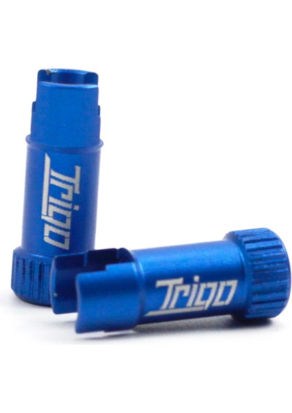 Mavi Stil Trıgo Alaşım Bisiklet Presta Valf Kapağı Aracı Yüksek Basınçlı Dikenli Lastik Valf Tozu Korumalığı Mtb Road Bisiklet Aksesuarları 2.4g (Yurt Dışından)
