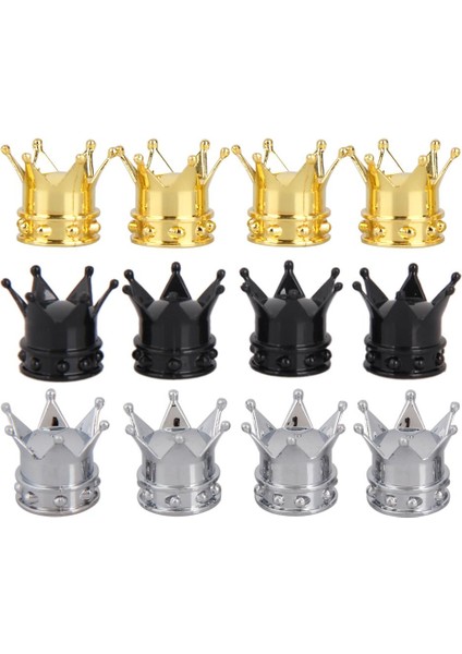 Bir Stil 4 Adet Evrensel Altın Taç Araba Kamyon Bisiklet Lastik Hava Vana Gövde Kapağı Kral Taç Lastik Tekerlek Vana Hava Toz Kapağı Kapakları (Yurt Dışından) modelleri