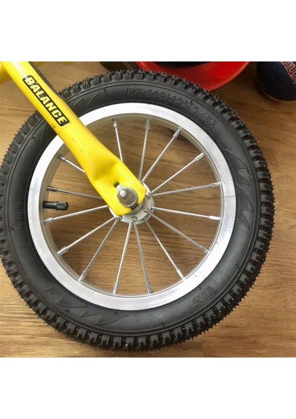 Steelrim Renkli Stil Jaycreer 1 Adet Paket 12 Inç Rulman ve Mil Ile Şişirilebilir Konuşlu Tekerlekler - Çocuk Denge Bisikletleri Için (Yurt Dışından)