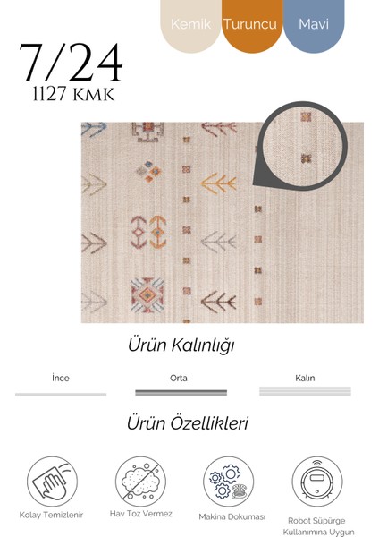 Makinahalısı Agnello Halı 7/24 1127KMK fiyatları