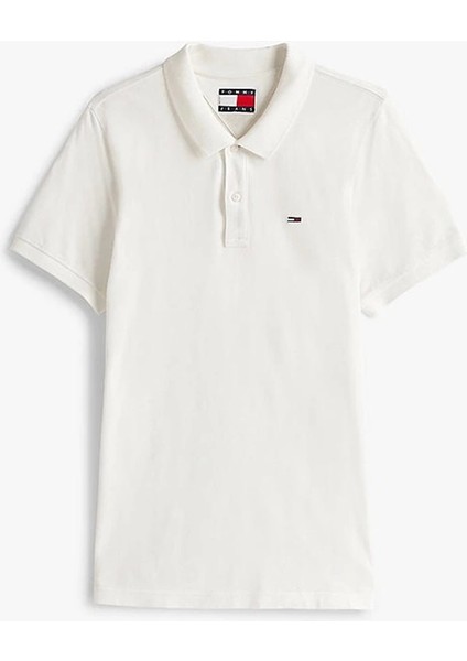 Erkek Beyaz Regular Fit Polo Yaka T-Shirt