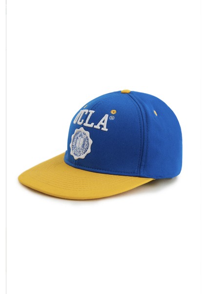 Hadley Mavi Snap Back Nakışlı Unisex Şapka