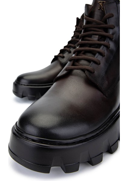 Erkek Deri Kahverengi Casual Bot 698 1061-7 Erk Bot SK24-25 Kahve Dr modelleri