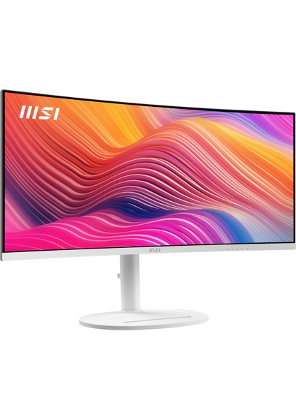 Msı 34" Modern MD342CQPW 3440X1440 (Uwqhd) Curve 1500R Va 120HZ 1ms Adaptıve-Sync Type-C Monıtor