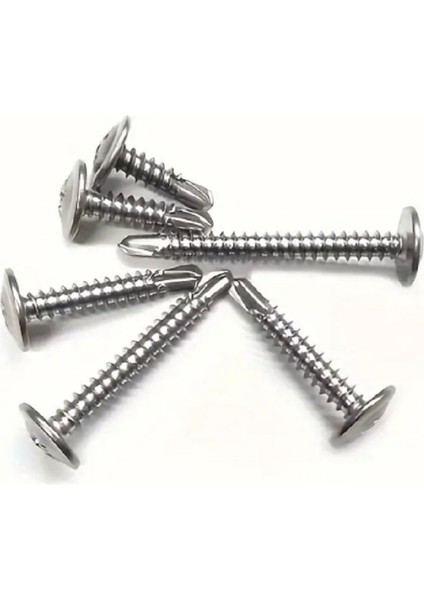 Pul Başlı (Rysb) Matkap Uçlu Sac Vidası 3.9 x 16 mm 100 Adet