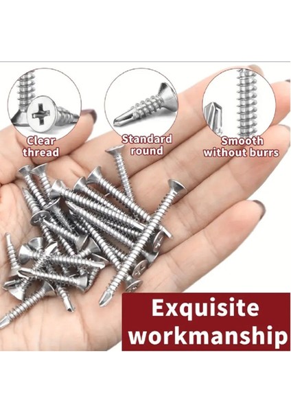 3.9 x 19 Din 7504P Yhb Matkap Uçlu Sac Vidası 70 Adet fırsatları