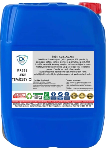Krebs Leke Temizleyici 30 Kg