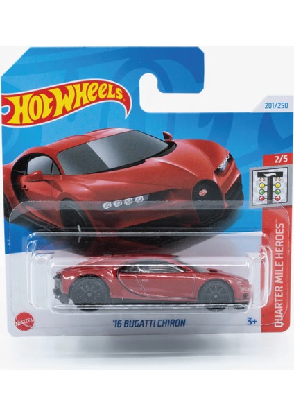 1/64 Ölçek Tekli Regular Arabalar HTB88 Quarter Mile Heroes / '16 Bugatti Chiron